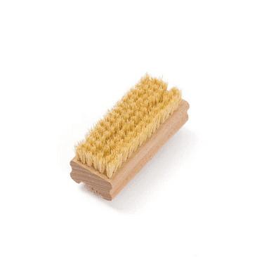 sustainable beech wood nail brush