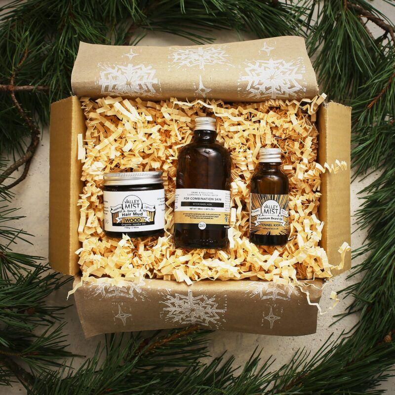Mens Sustainable And Compostable Gift Box Men's grooming gift box