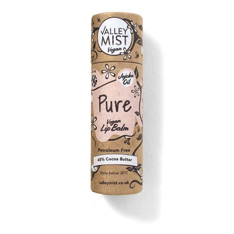 plastic free vegan lip balm